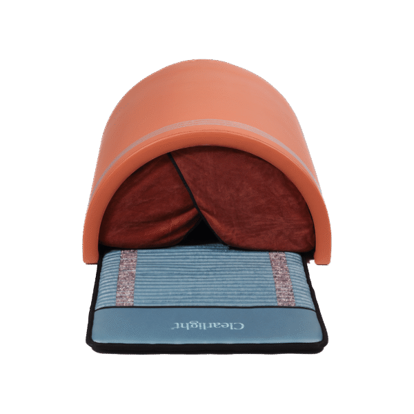 The Curve™ Far Infrared Sauna Dome With Amethyst Infrared PEMF Mat | Clearlight® Saunas